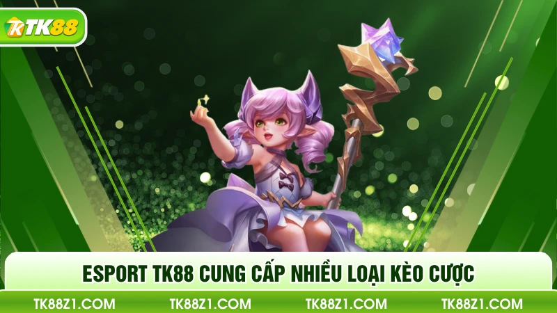 Esport TK88 cung cấp nhiều loại kèo cược