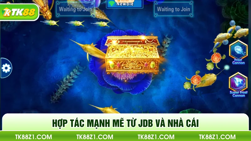 Hợp tác mạnh mẽ từ JDB và nhà cái