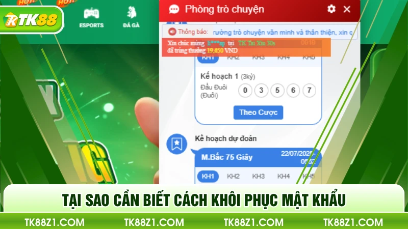 Tại sao cần biết cách khôi phục mật khẩu