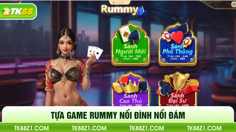Tựa game Rummy nổi đình nổi đám